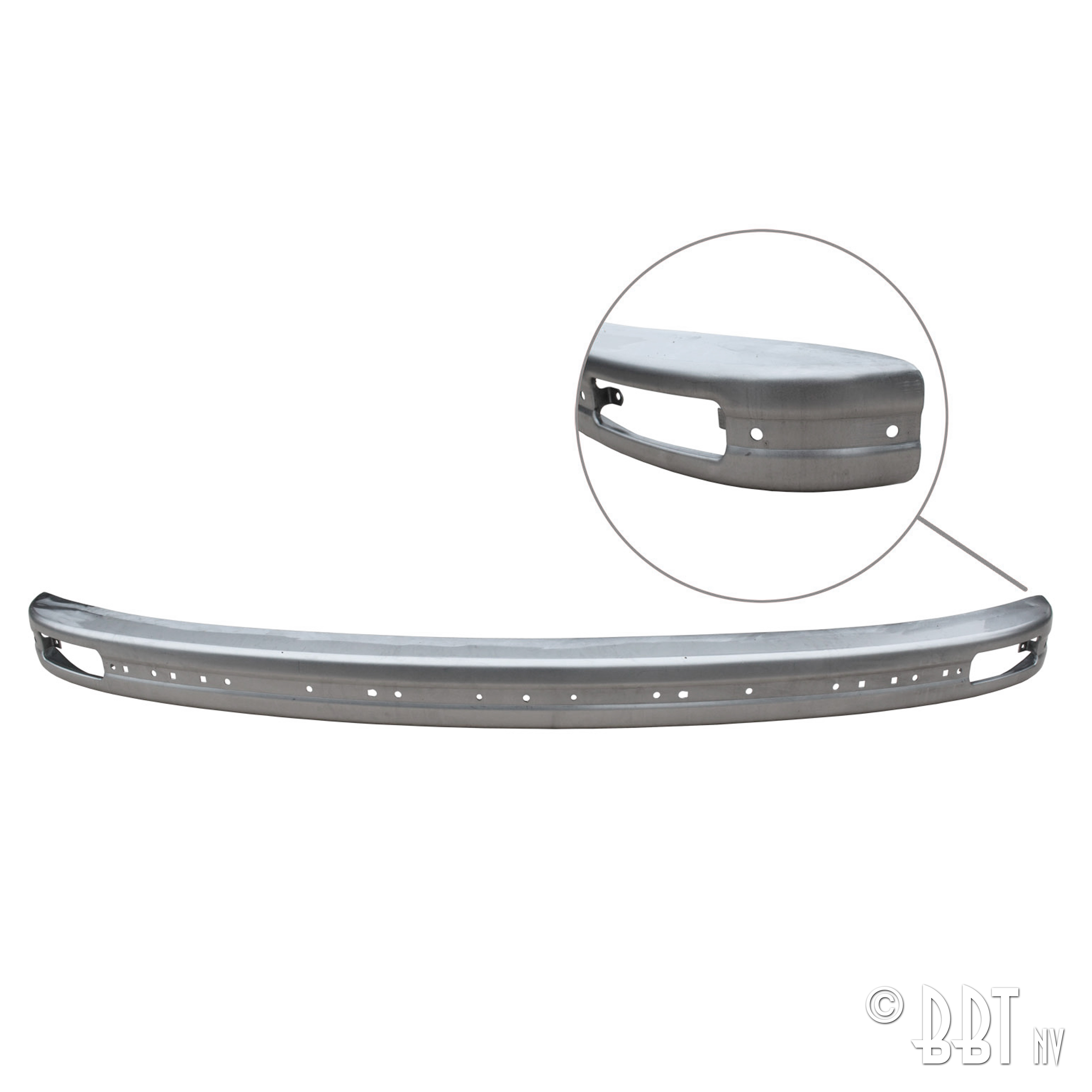 Bumper front (EURO), with indicator holebare 111 807 107A