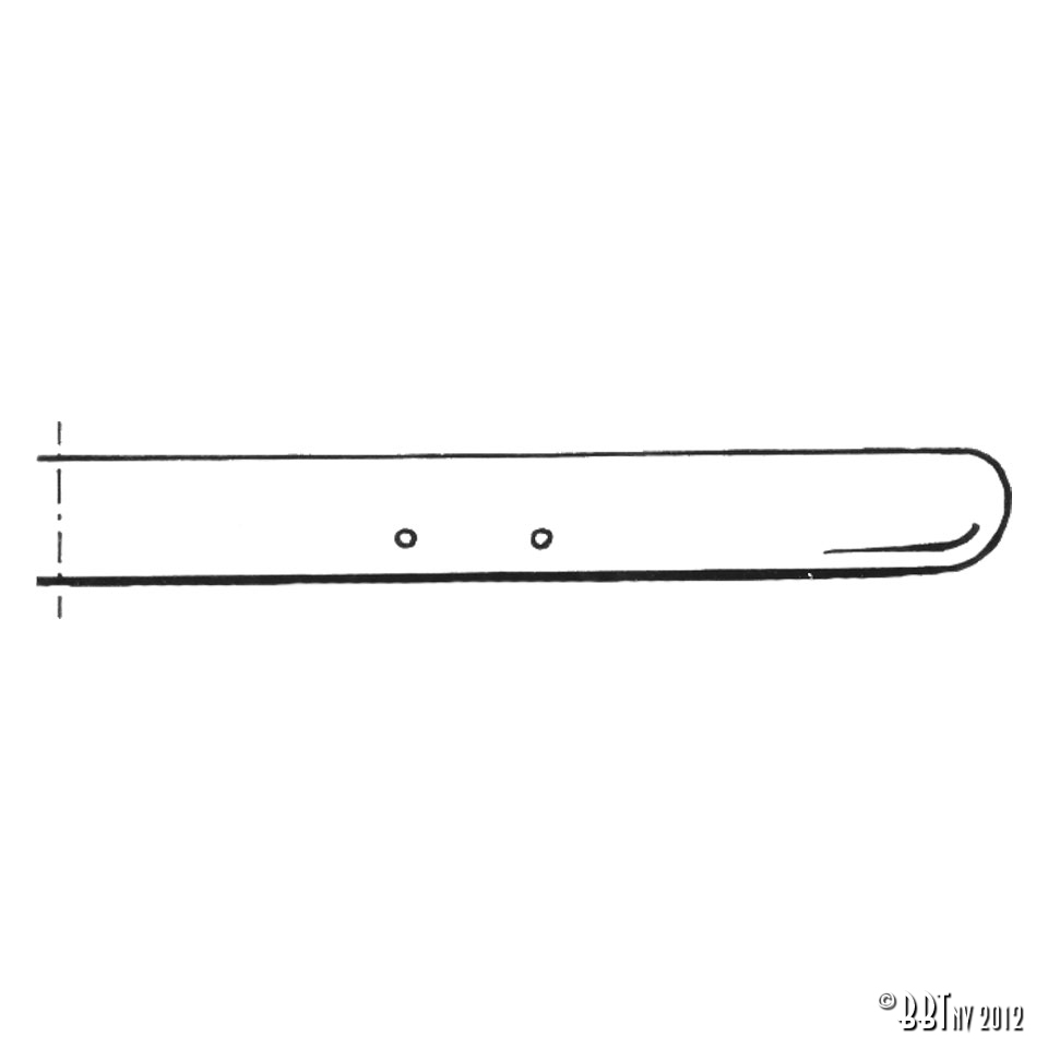 Bumper front (EURO)chrome, Brazilian quality 113 707 111A