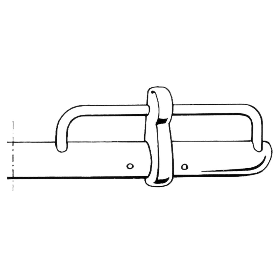 Bumper rear, Export (USA)chrome, Brazilian quality 113 798 073B