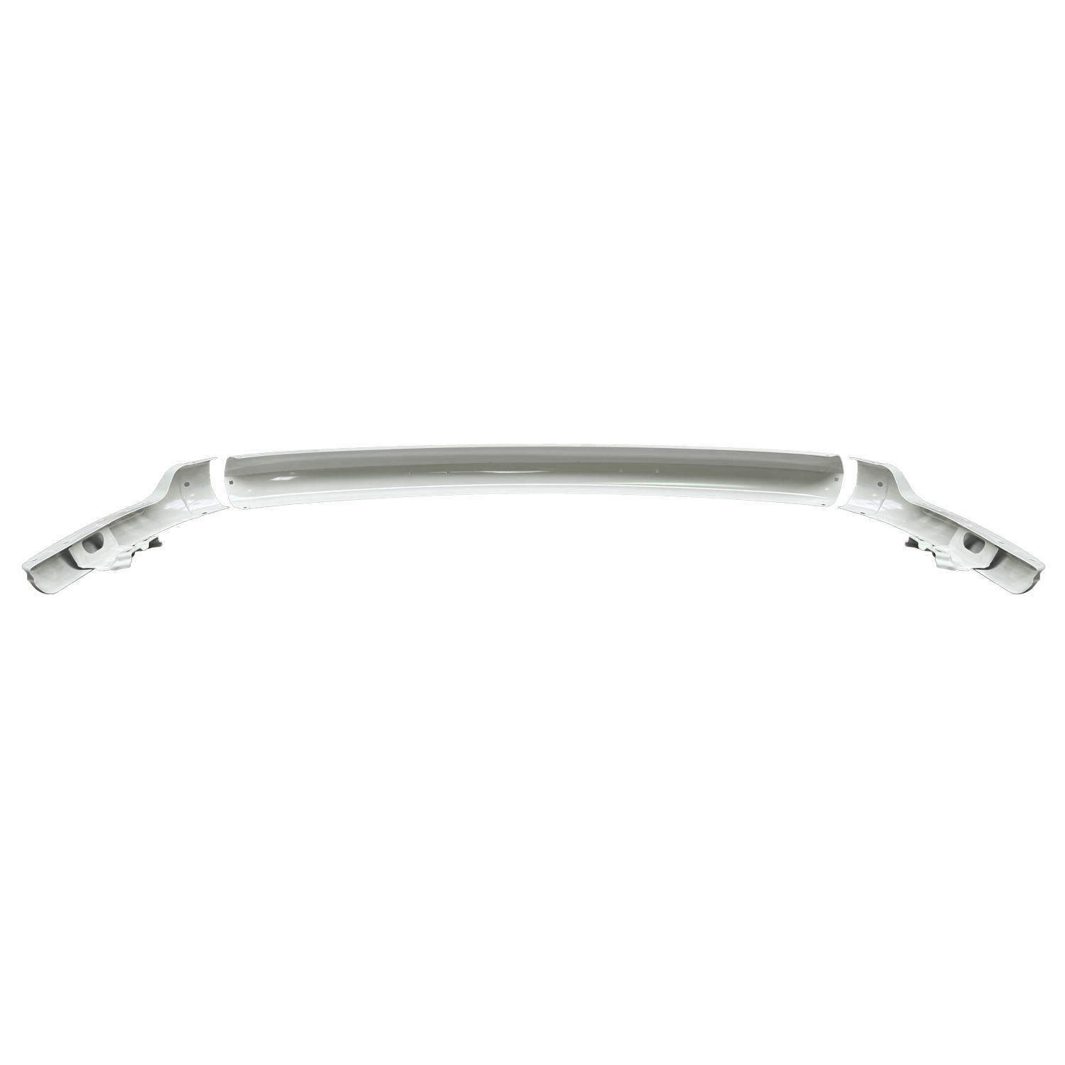 Bumper front 3-pieces (white) 211 707 111B + 113 + 114