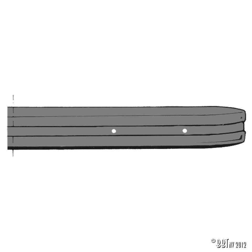 Bumper front, primered 211 707 111J