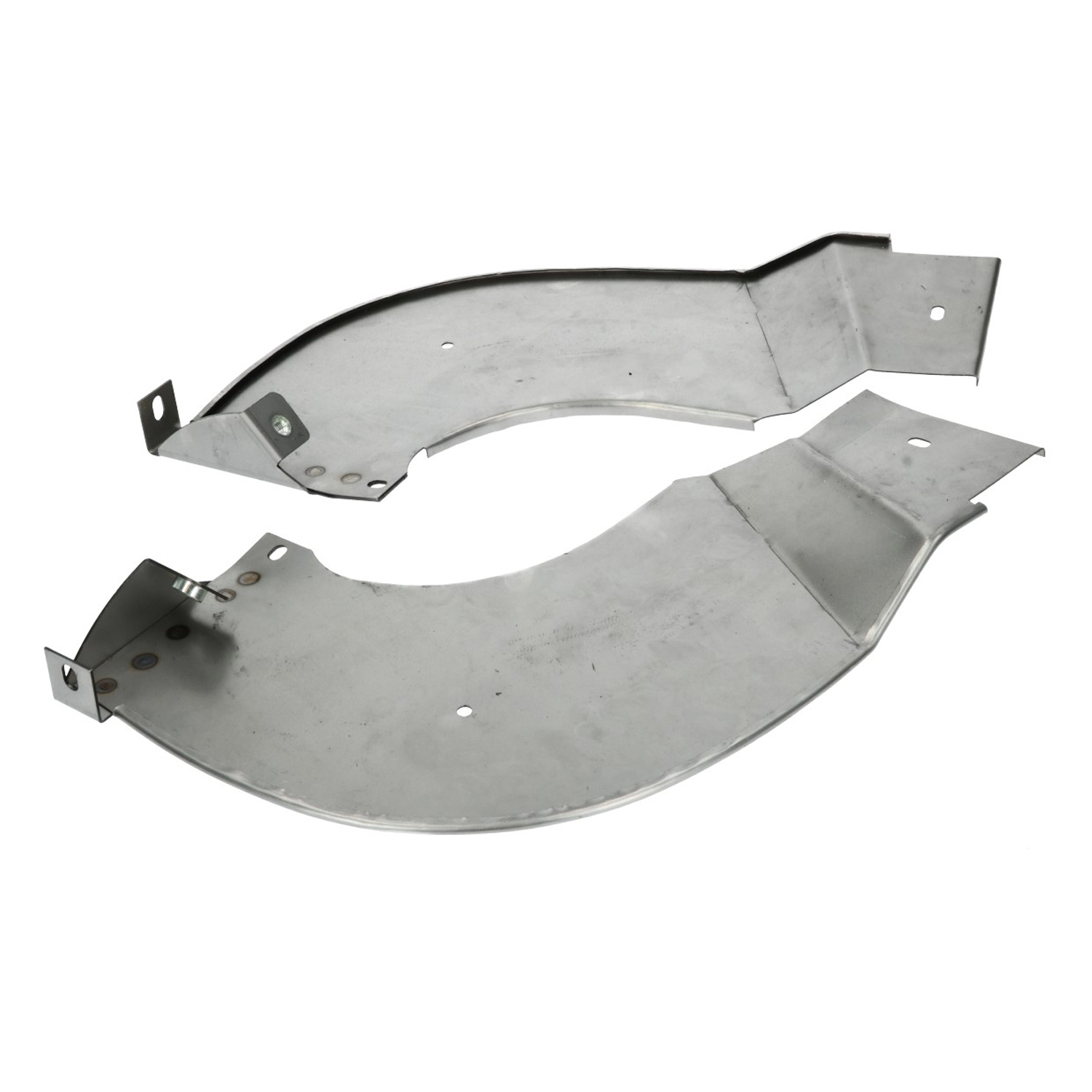 Bumper splashpans - pair 211 707 365D + 211 707 366D