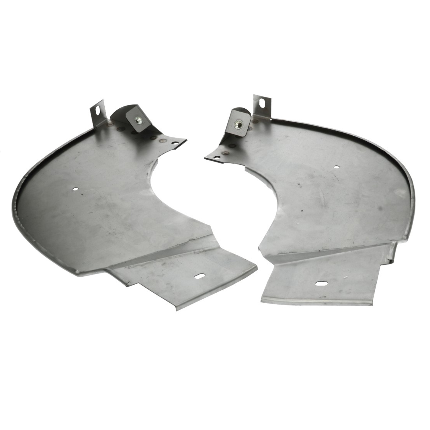 Bumper splashpans - pair 211 707 365D + 211 707 366D
