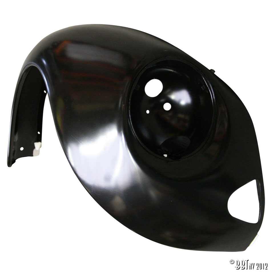 Guarda-lamas, dianteiro, direita, com orifício para pisca e orifício triangular para o suporte do para-choques 133 821 022