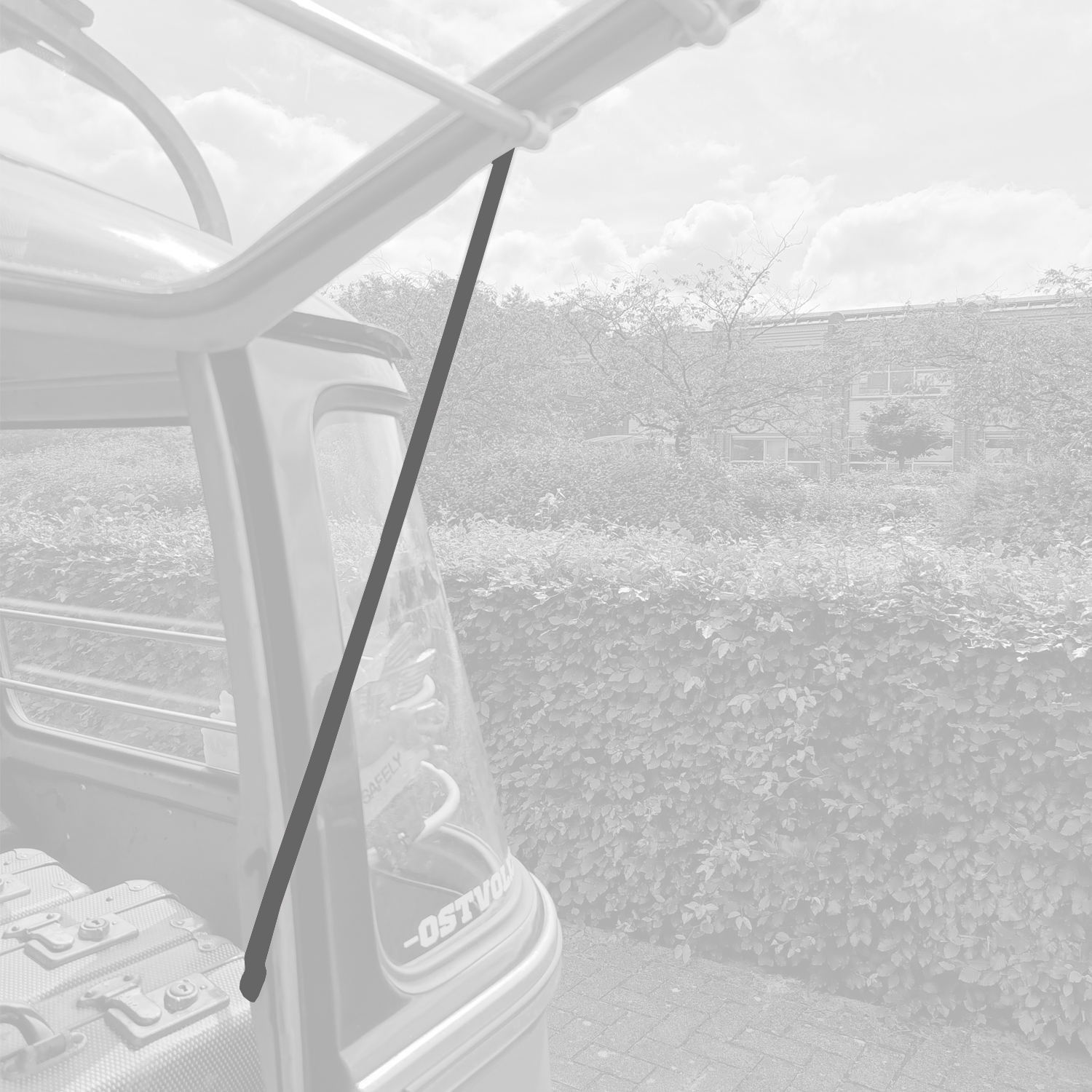 Tailgate support 211 829 141A