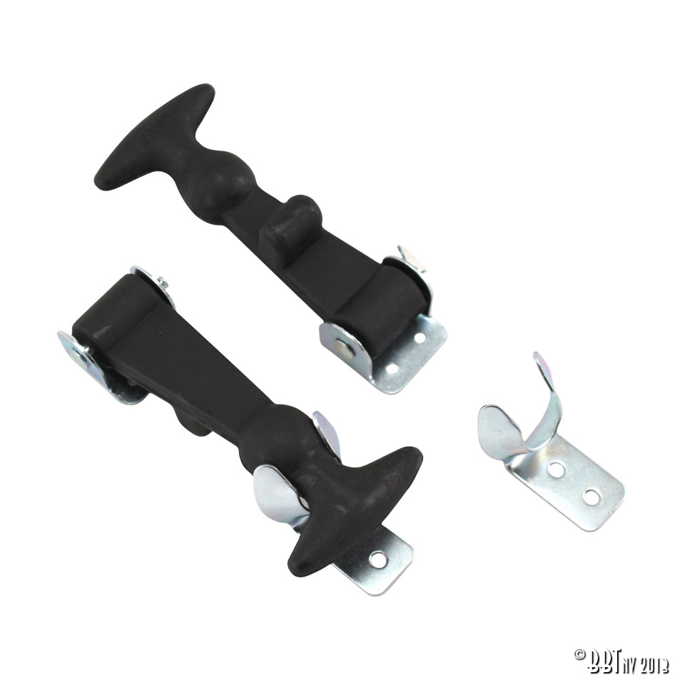 Fechos de borracha para capô, estilo Abarth 