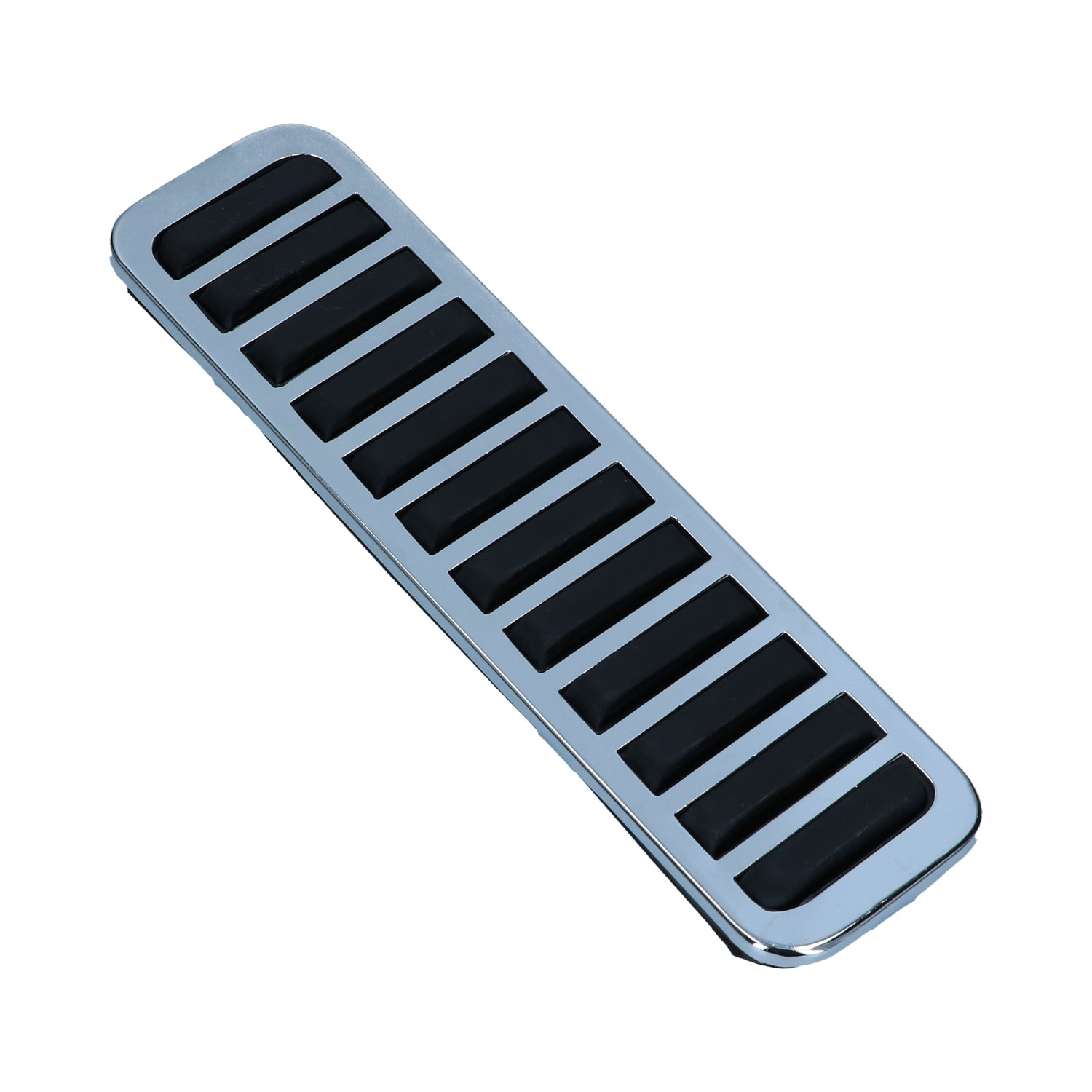 Cobertura do pedal do acelerador, cromada/borracha preta, cada 