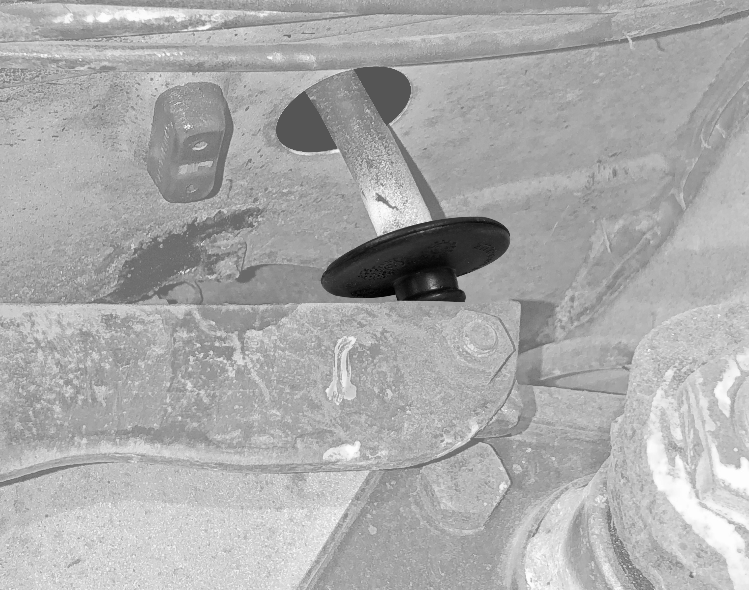 Seal pedal rod to floor 211 721 387