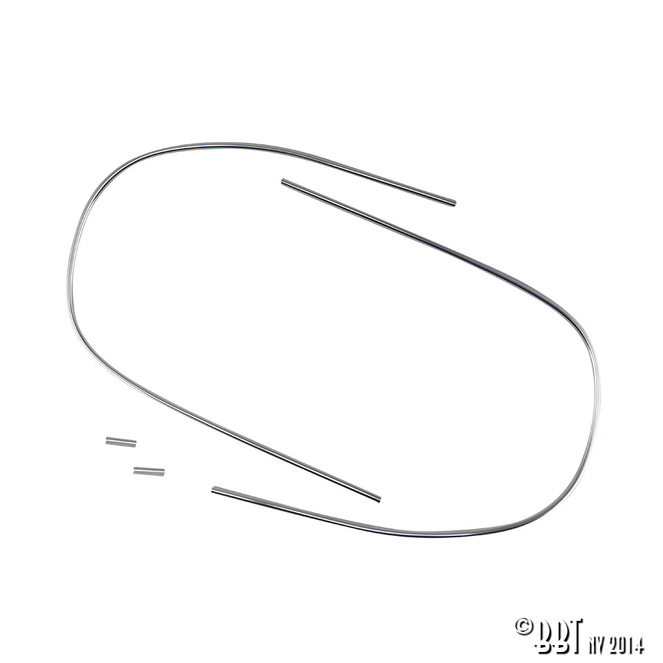 Raamsierlijst Cabrio achter (alu sierlijst) 