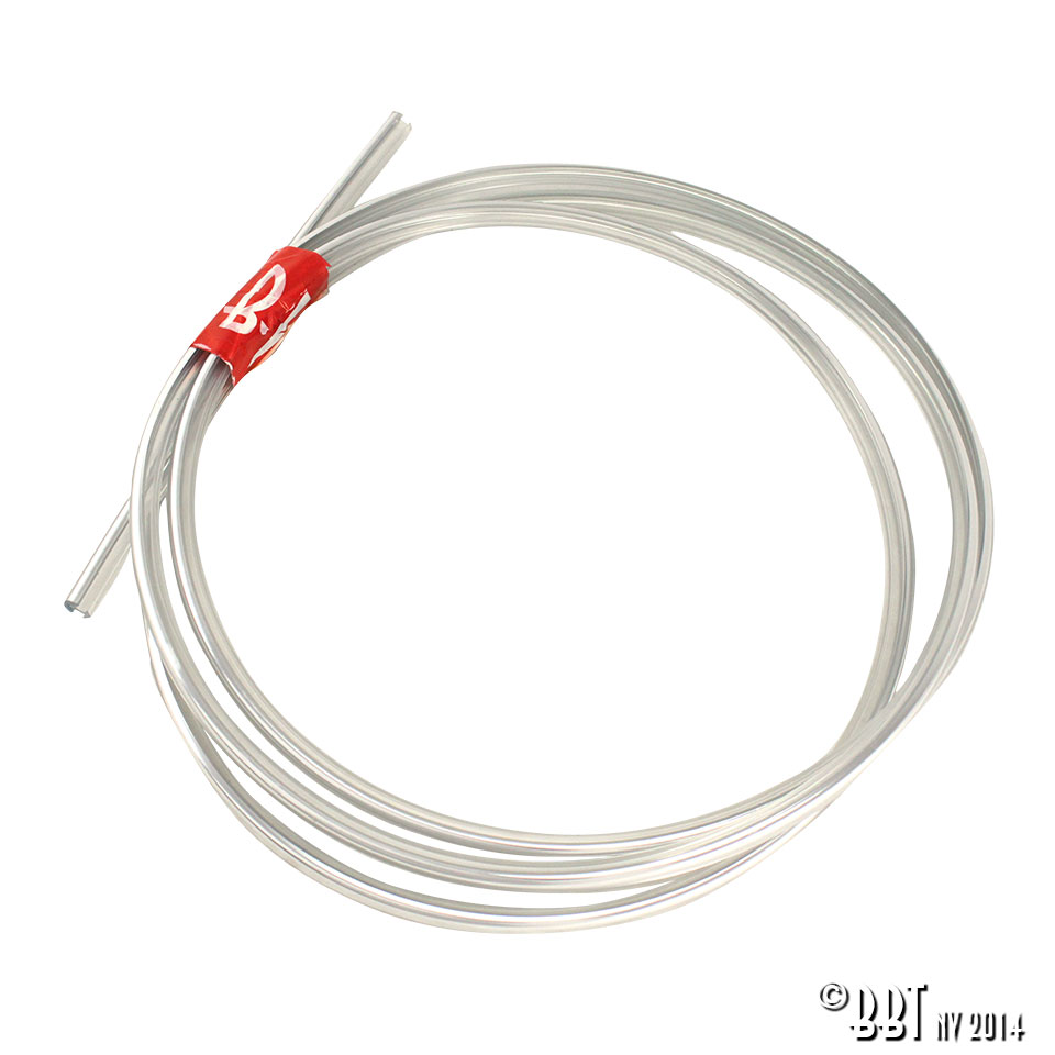 Raamsierlijst chroom 250cm (plastiek sierlijst) 113 853 355F