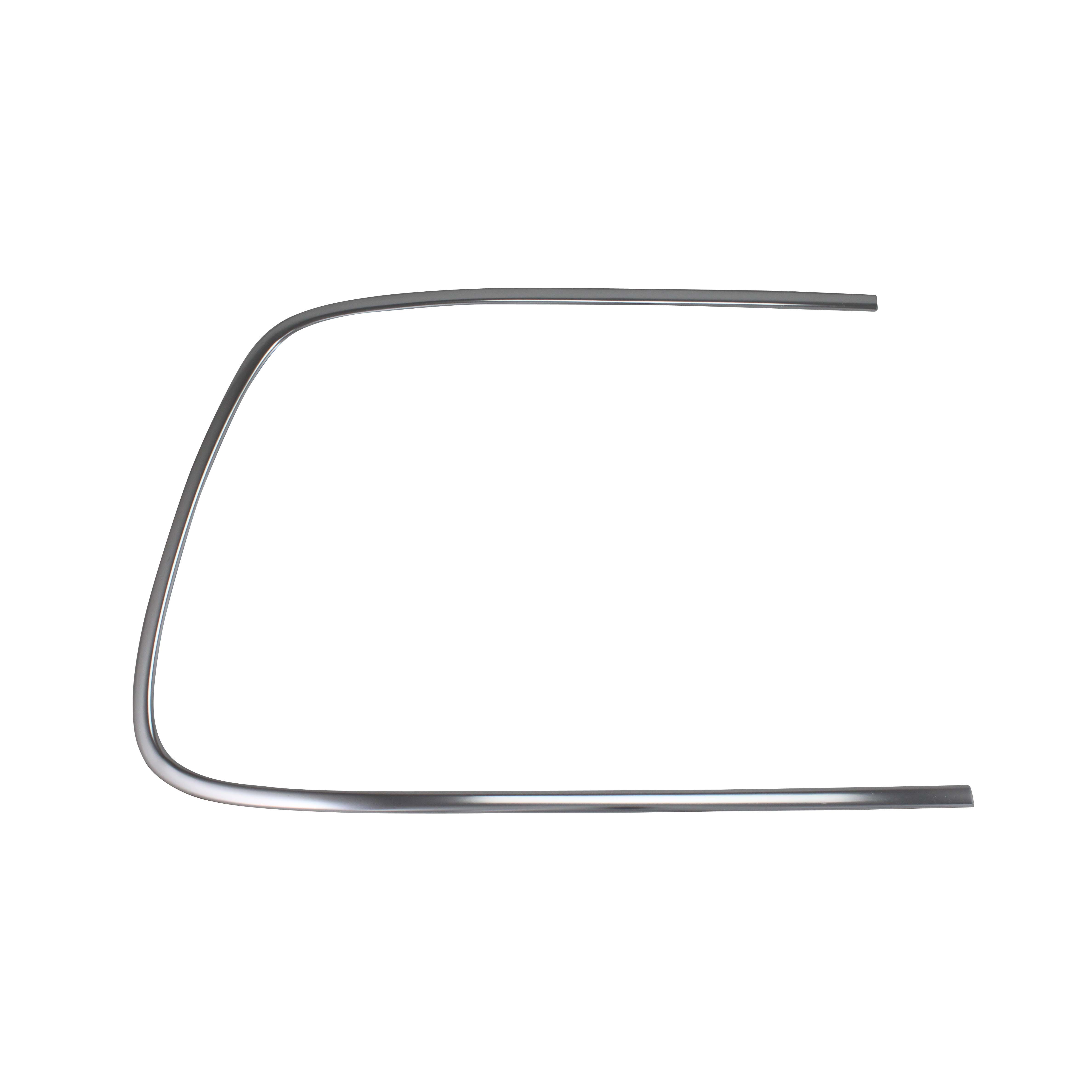 Raamsierlijst chroom 250cm (plastiek sierlijst) 113 853 355F