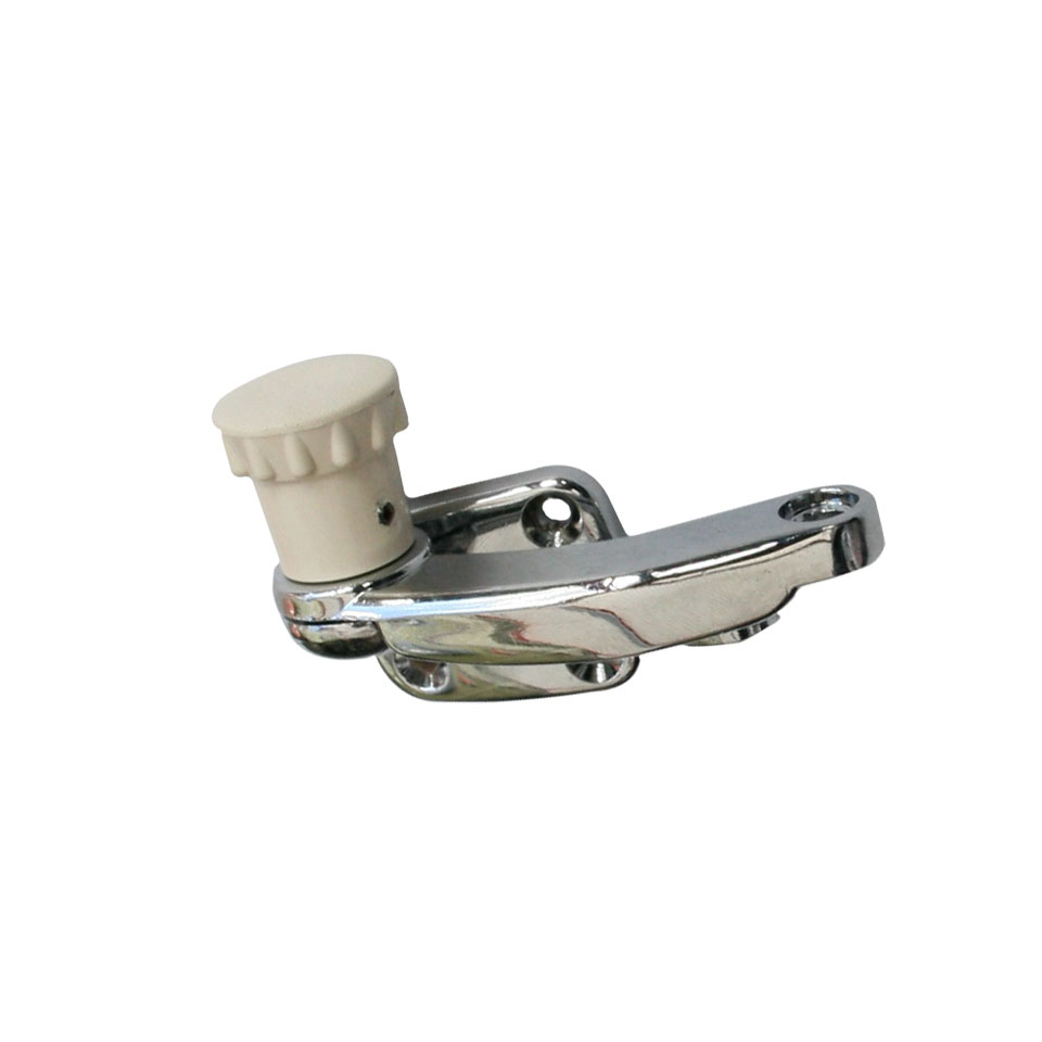 Pop-out window latch, ivory, left 113 847 079