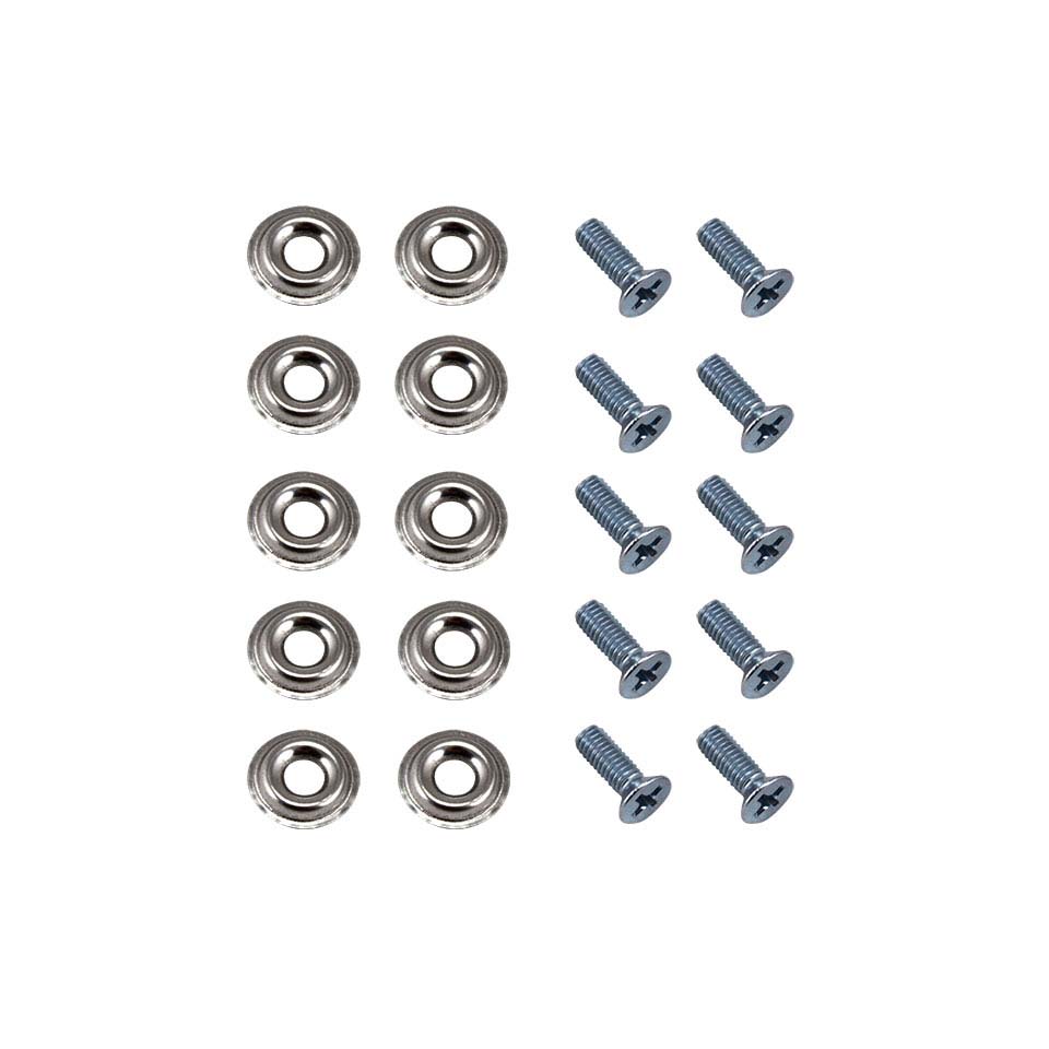Schraubensatz Deckblech-Federschiene für Führungsspriegel, Repro, 10 Stück N 119 951 1 (x10) + N 11 701 1 (x10)