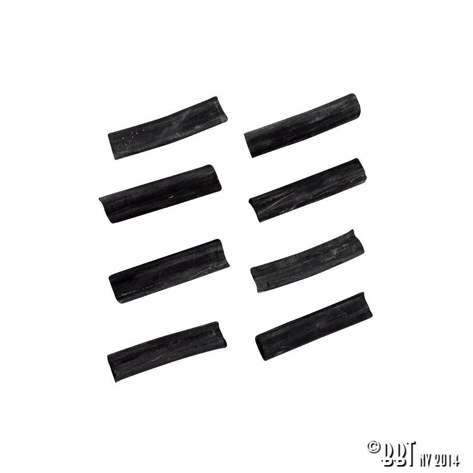 Rubber sleeves on tensioning hoops for sunroof, 8 pieces 115 875 519 (x8)