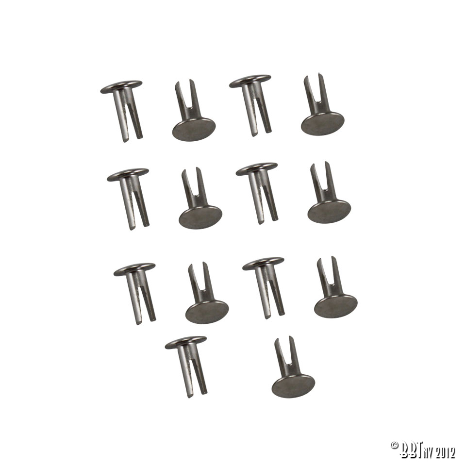 Rivetten buitenkap op voorbalk, 14 stuks N 13 516 1