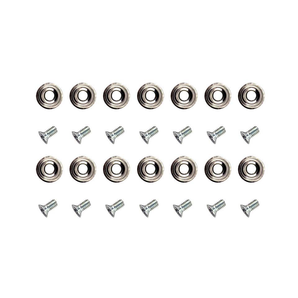 Conjunto de parafusos para a faixa tensora lateral, imitação, 14 peças N 119 951 1 (x14) + N 11 701 1 (x14)