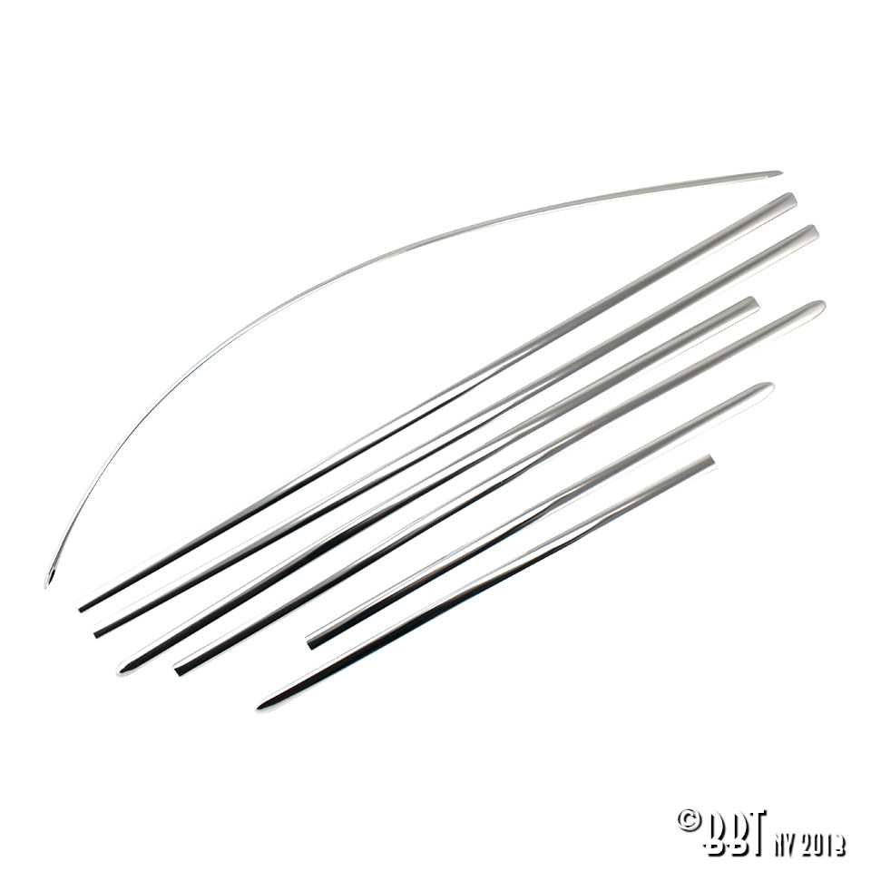 Kit de frisos (7 un.) - Carocha 08/62-07/66, QS 111 898 111A