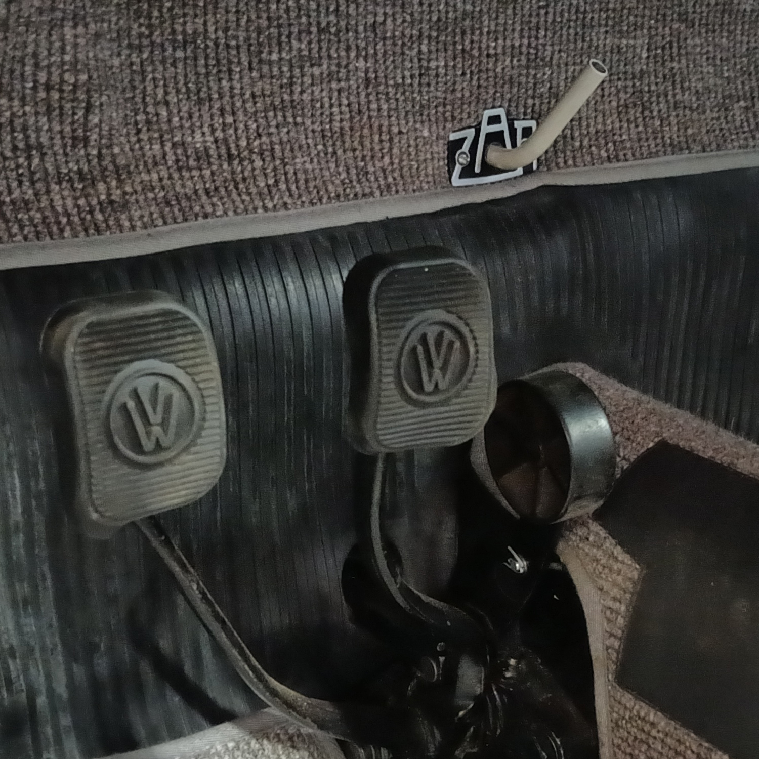 Benzinekraan plaatje 'ZAR' 