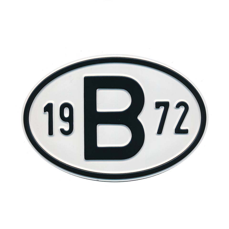 Plaquette B 1972 