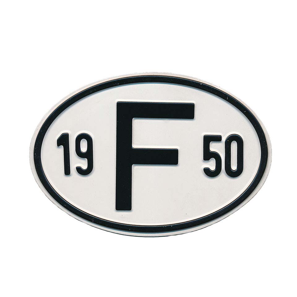 Plaquette F 1950 