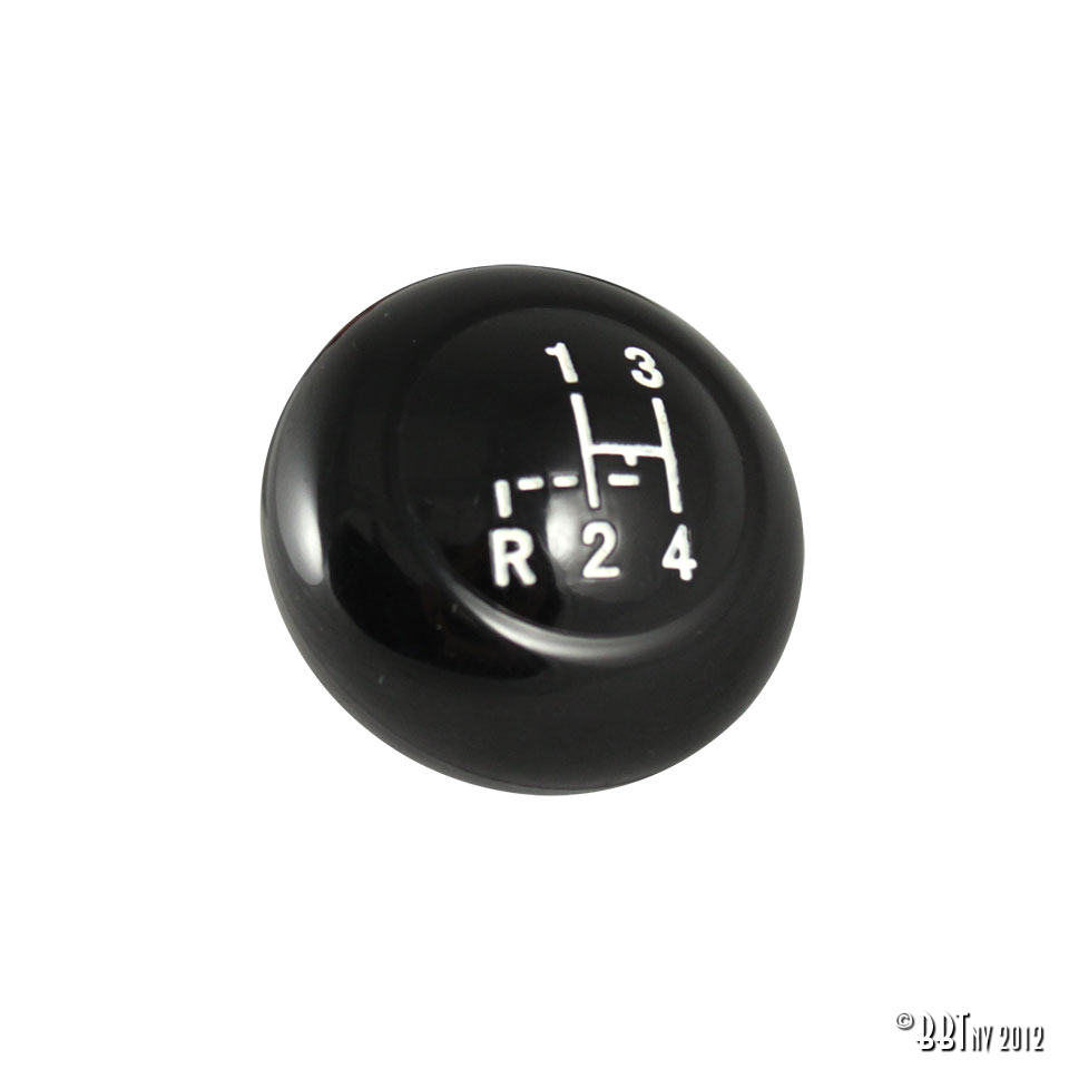 Bouton levier de vitesse 7mm, noir 