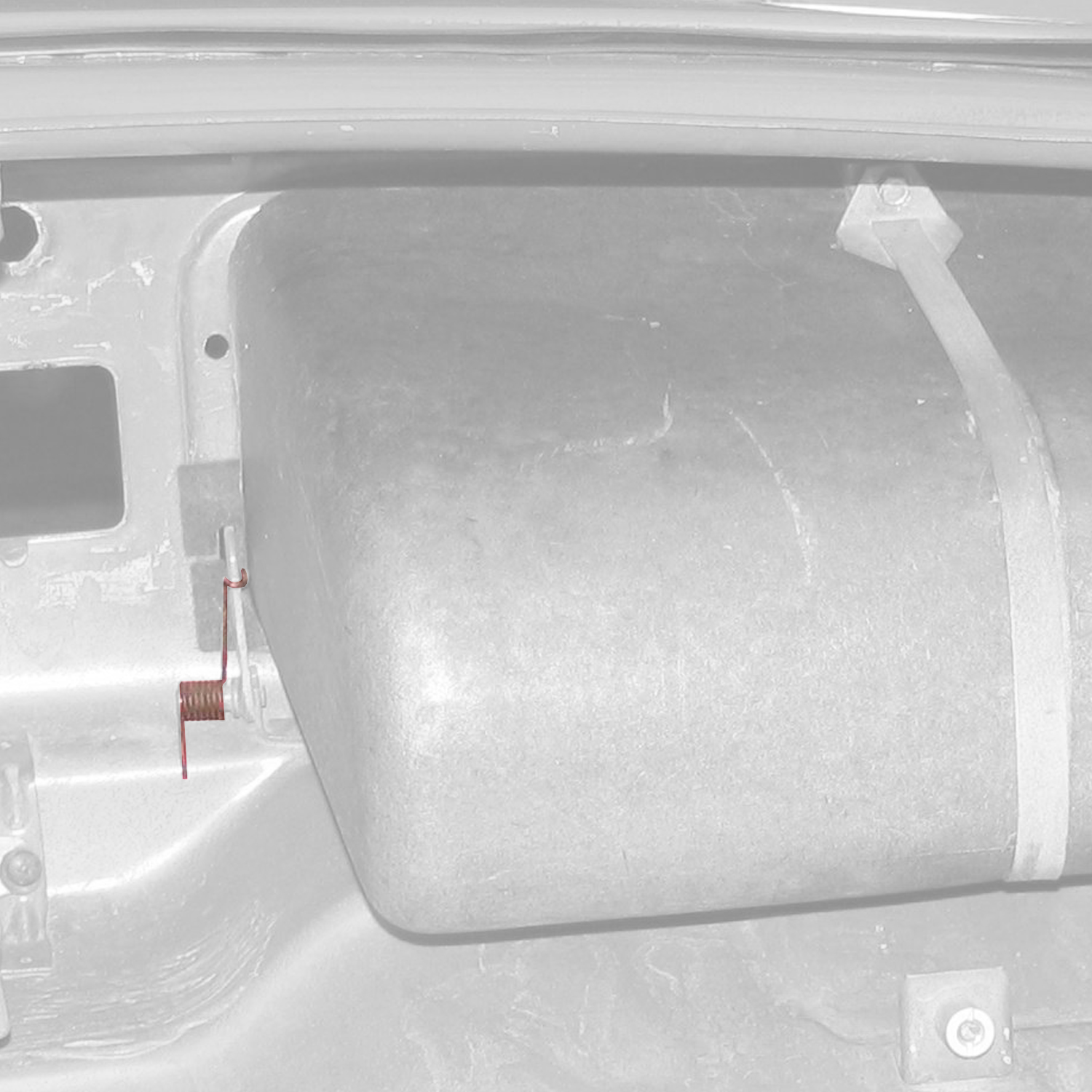 Spring hinge glove box door (RHD) 112 805 163