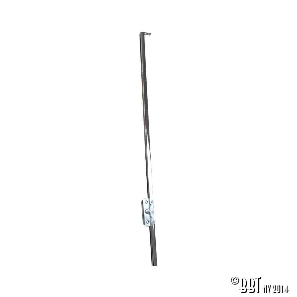 Coulisseau avant de glace de porte droite, chromé 113 837 410A