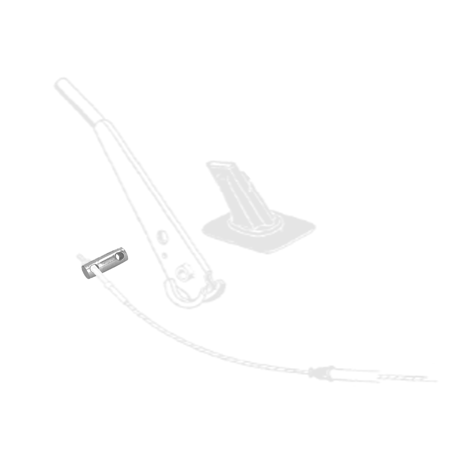 Lagerbolzen für Handbremskabel 211 711 331