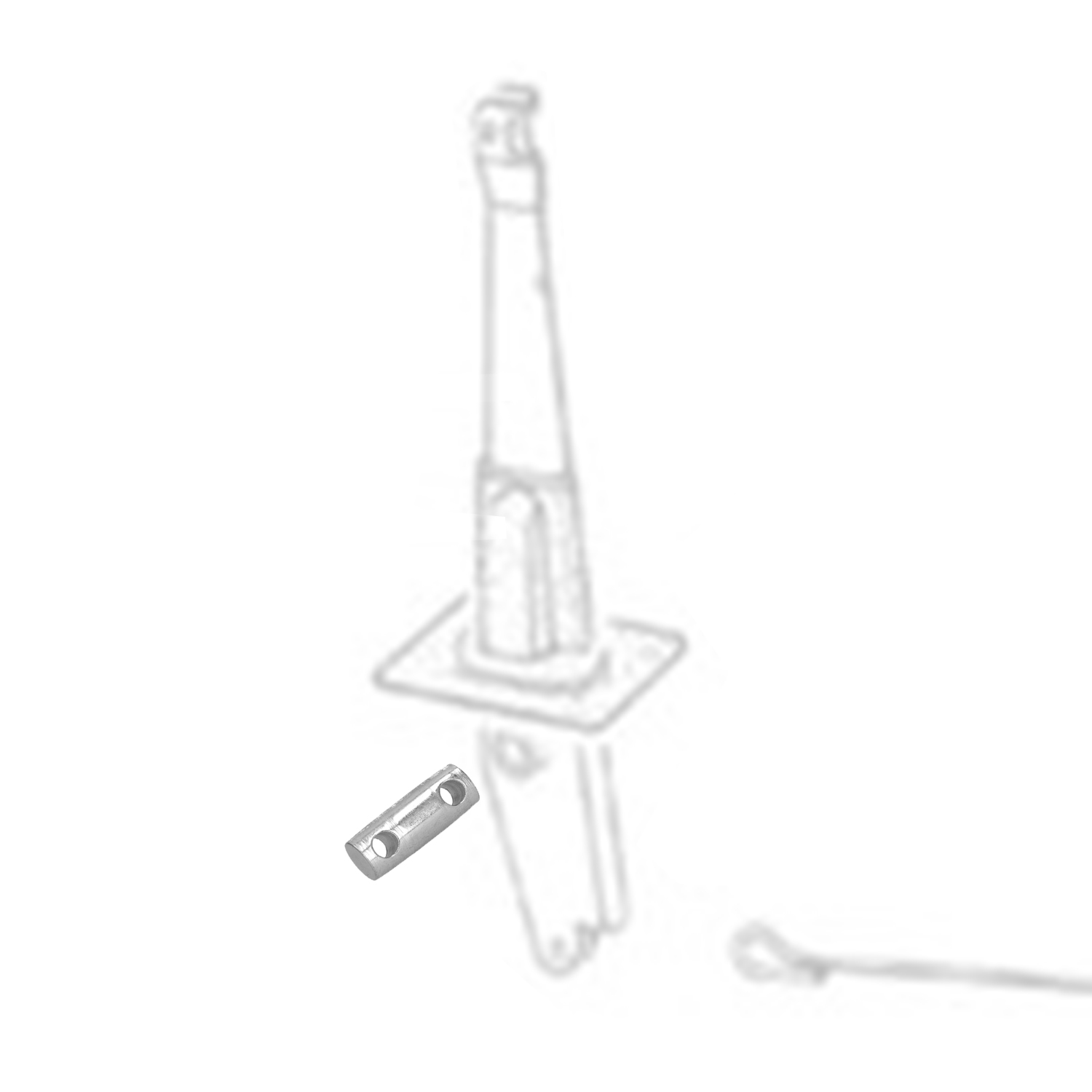 Lagerbolzen für Handbremskabel 211 711 331