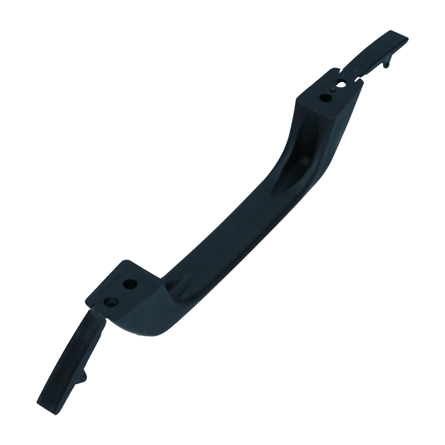 Grab handle A-pillar / headliner rear, black 251 857 607 01C