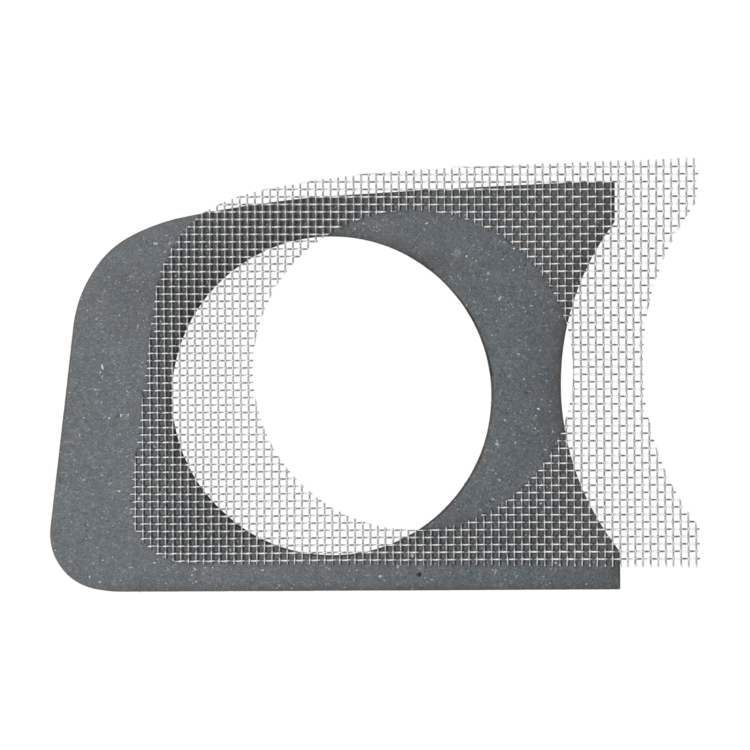 Treillis + isolation grille tableau de bord, gauche instrument 80mm 