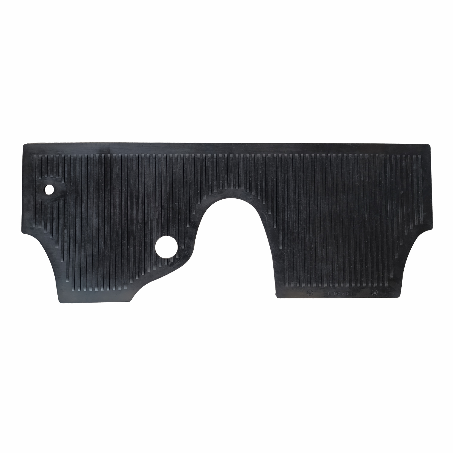 Tapis cloison pédalier caoutchouc, noir 111 863 107