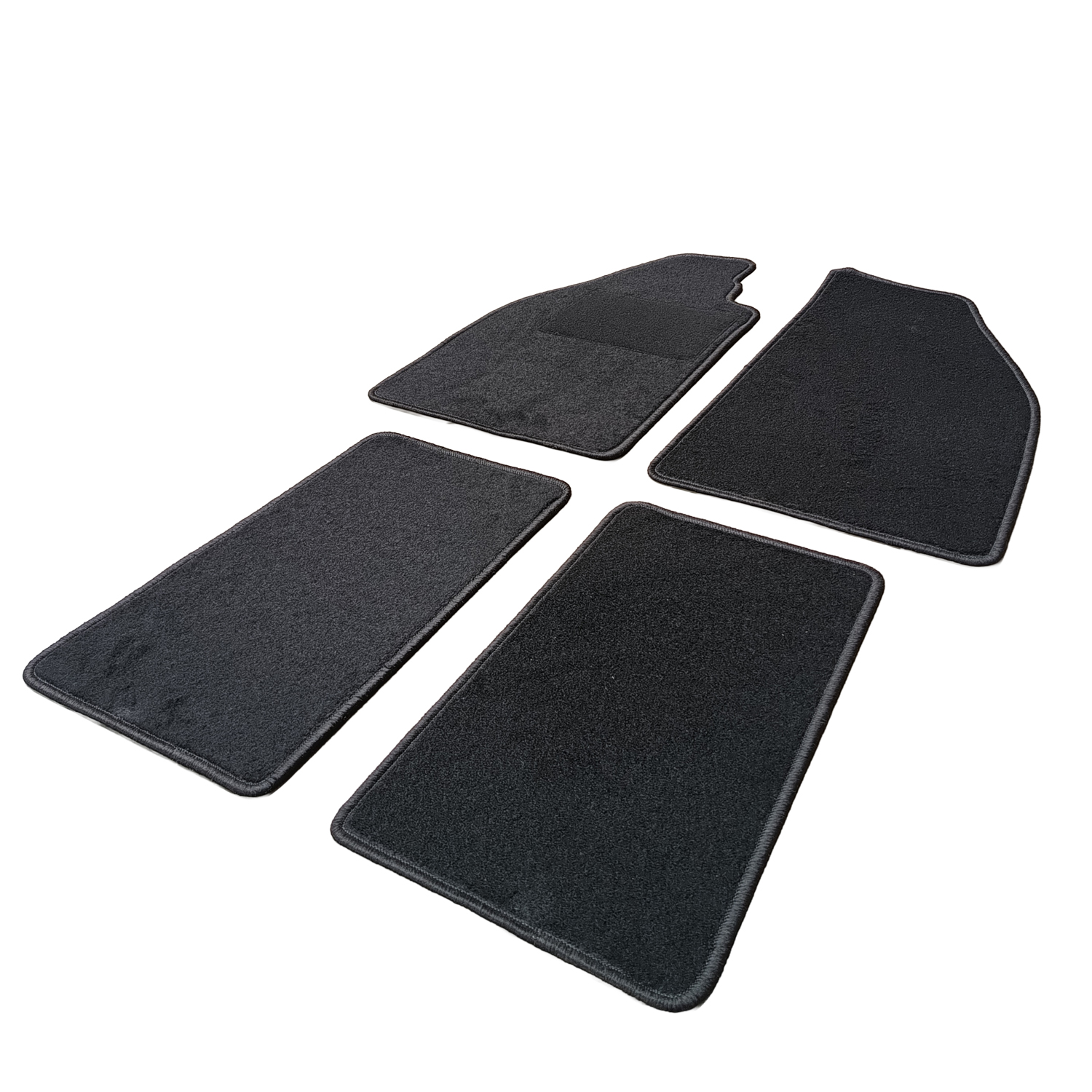 Floor mat set, black 