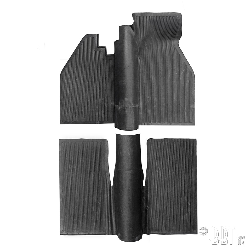 Rubber carpet kit 113 898 703K + 113 898 717C