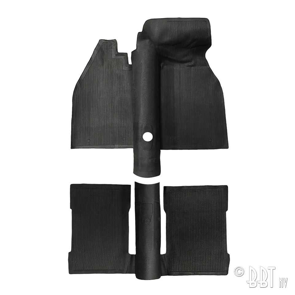 Rubber carpet kit 113 863 703T + 113 863 717J