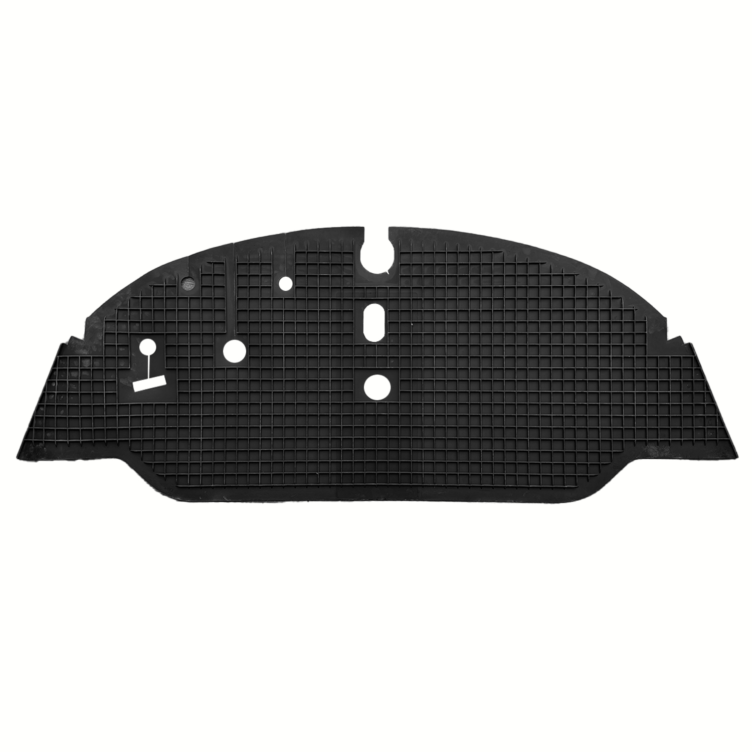 Front rubber floor mat RHD (black) 214 863 711D