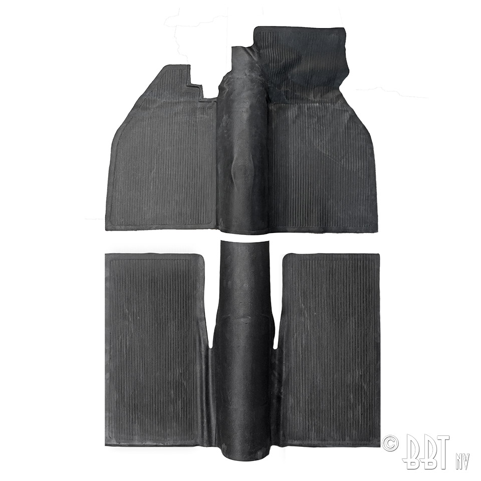 Rubber carpet kit 113 898 703B + 113 863 717C