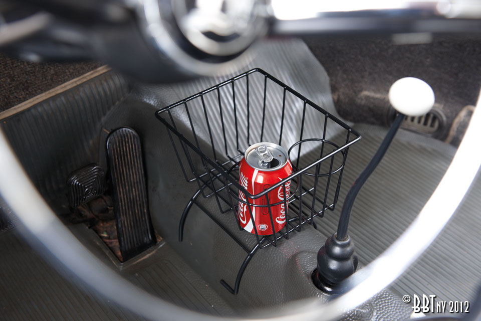 Panier de rangement central, noir 