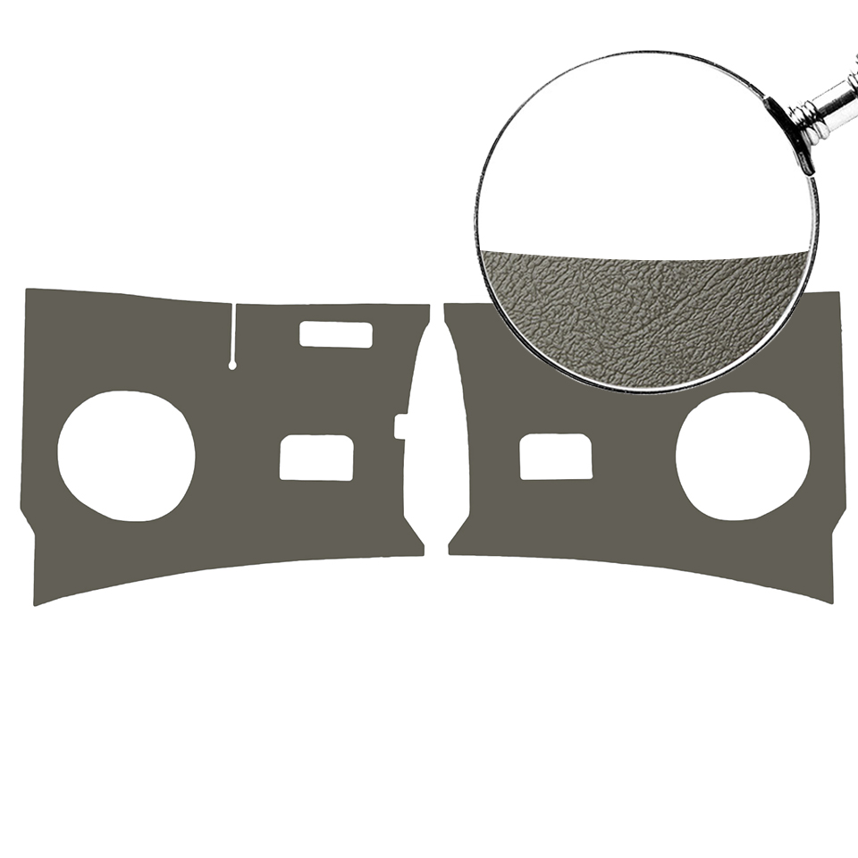 Painéis inferiores, cinzento, par 211 863 111E + 211 863 112E