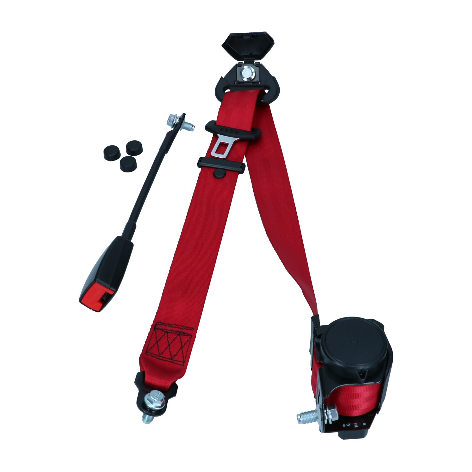 Universal-Sicherheitsgurt - rotMit E-Prüfzeichen 