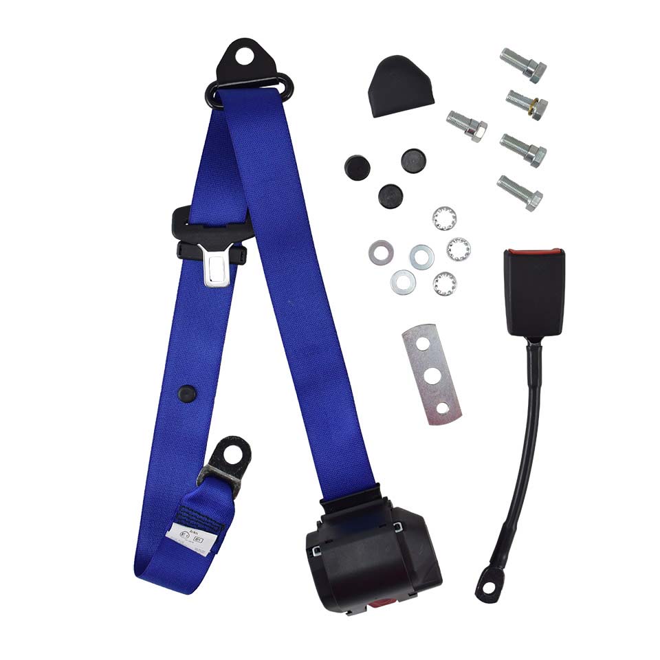 Universal seat belt - blacke-marked, each 111 898 149A