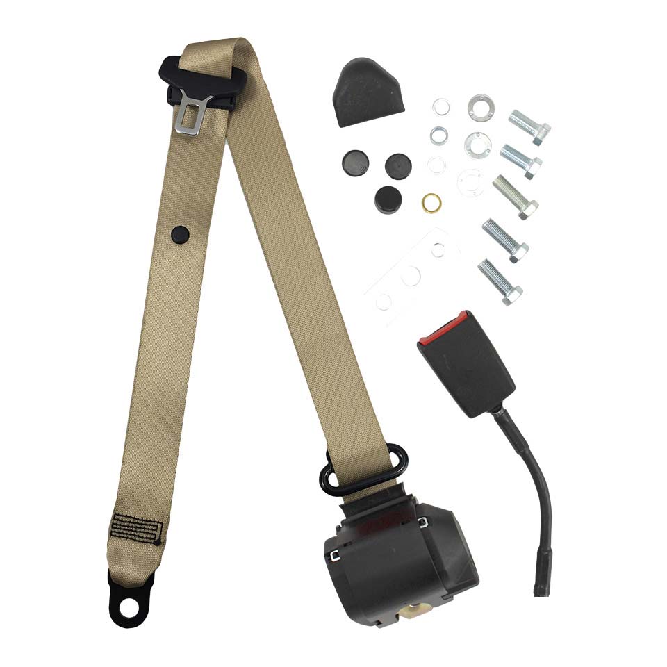 Universal seat belt - blacke-marked, each 111 898 149A