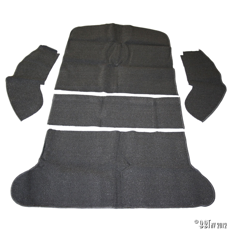 Rear trunk covering, black 