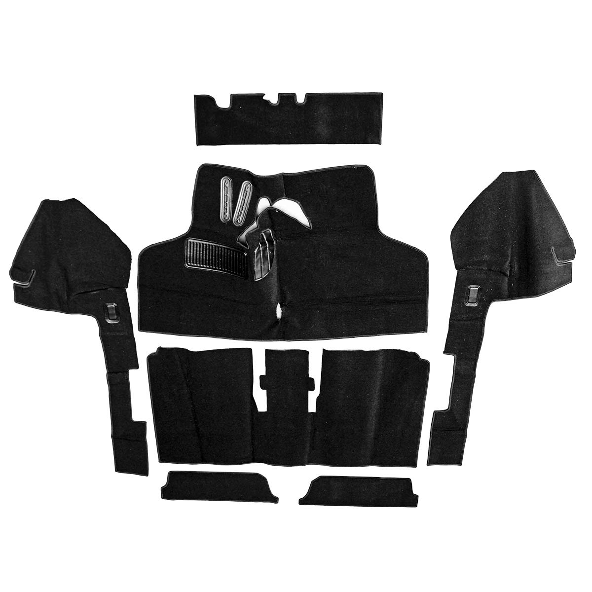 Kit moquette, Type 3, noir 