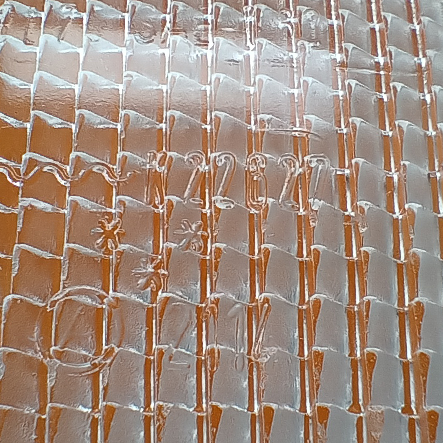 Turnsignal lens, rightclear/orange  with E-marking 211 953 162 B