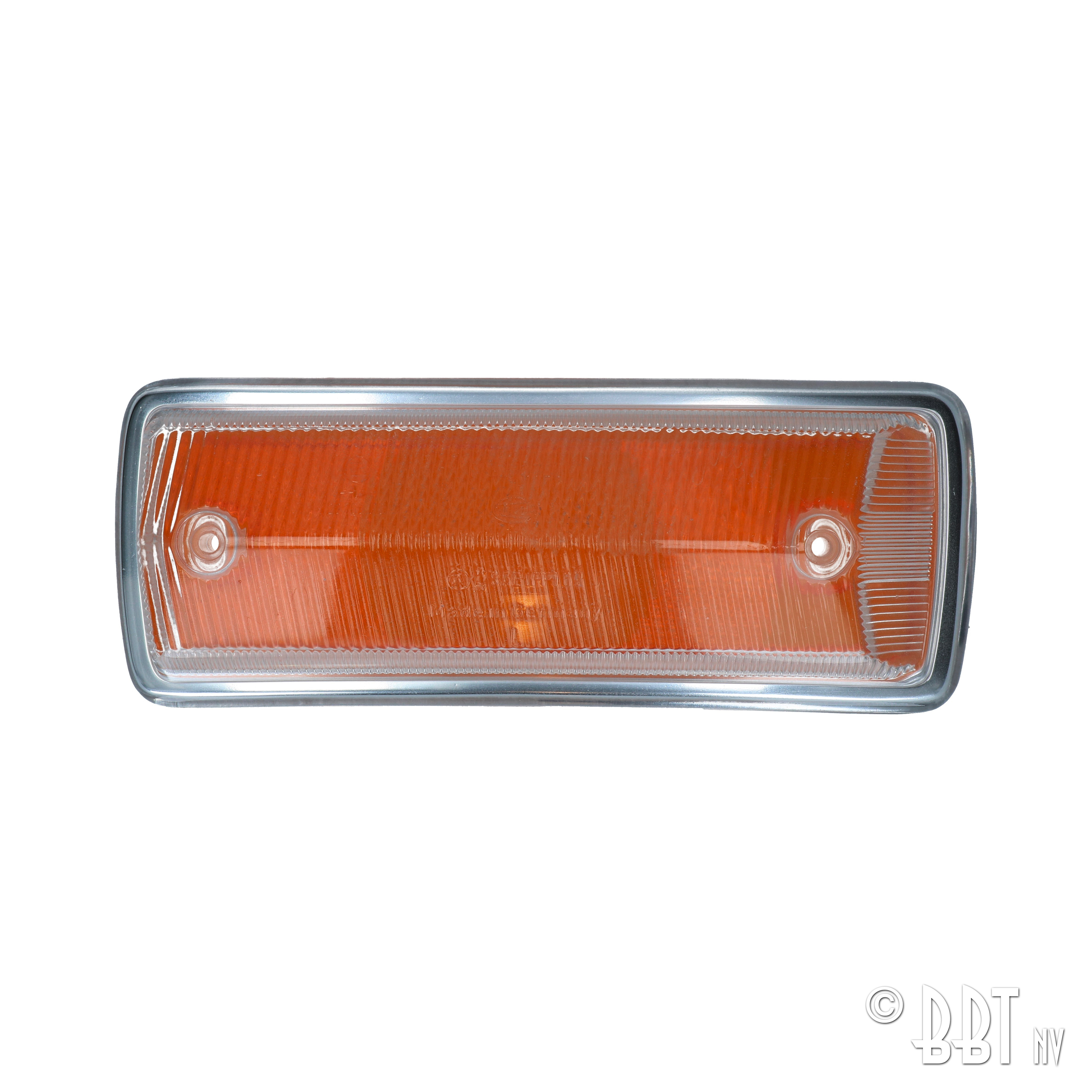 Pinkerglas links - wit/oranje met E-keuring 211 953 141J