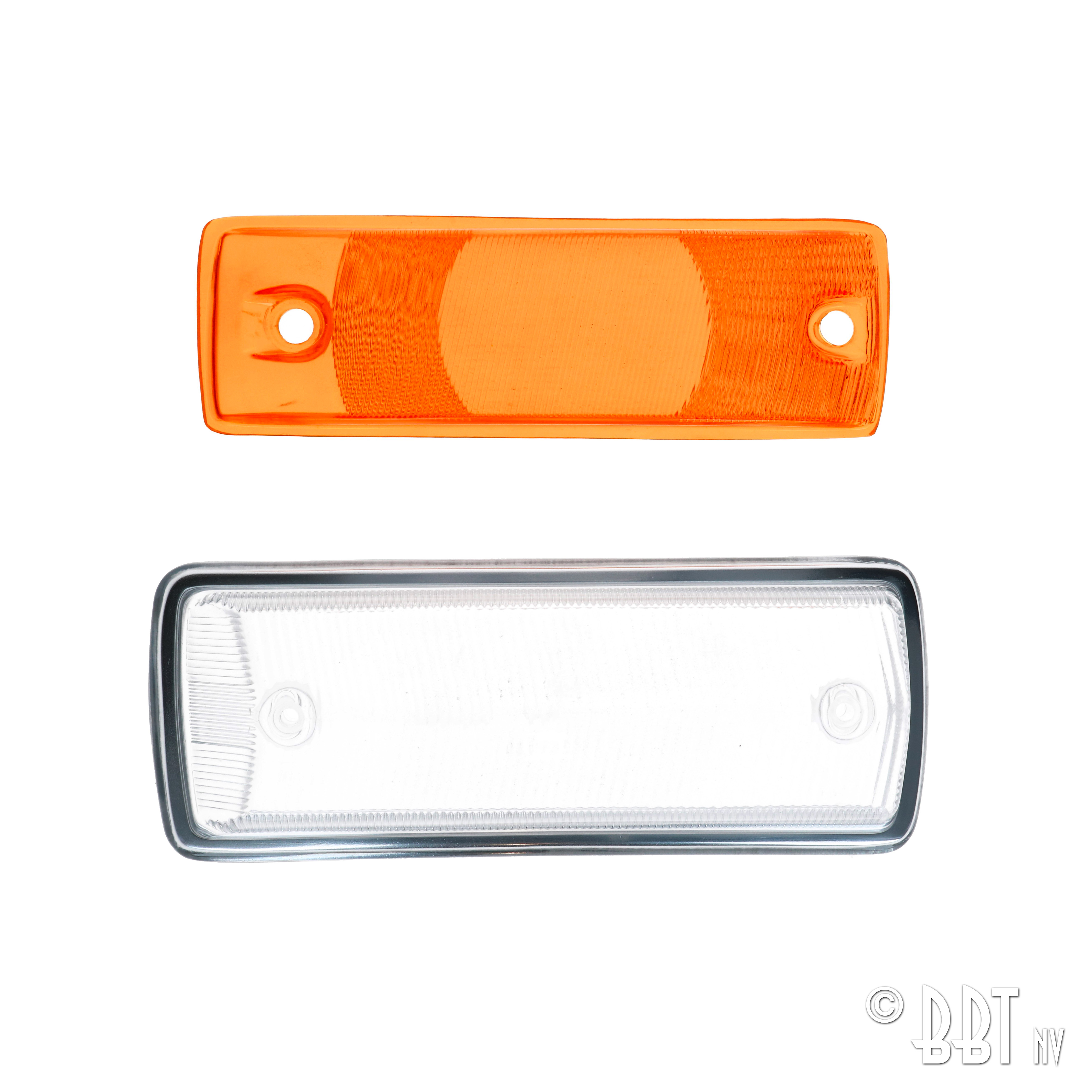 Verre clignotant droite - clair/orange avec homologation E 211 953 142J