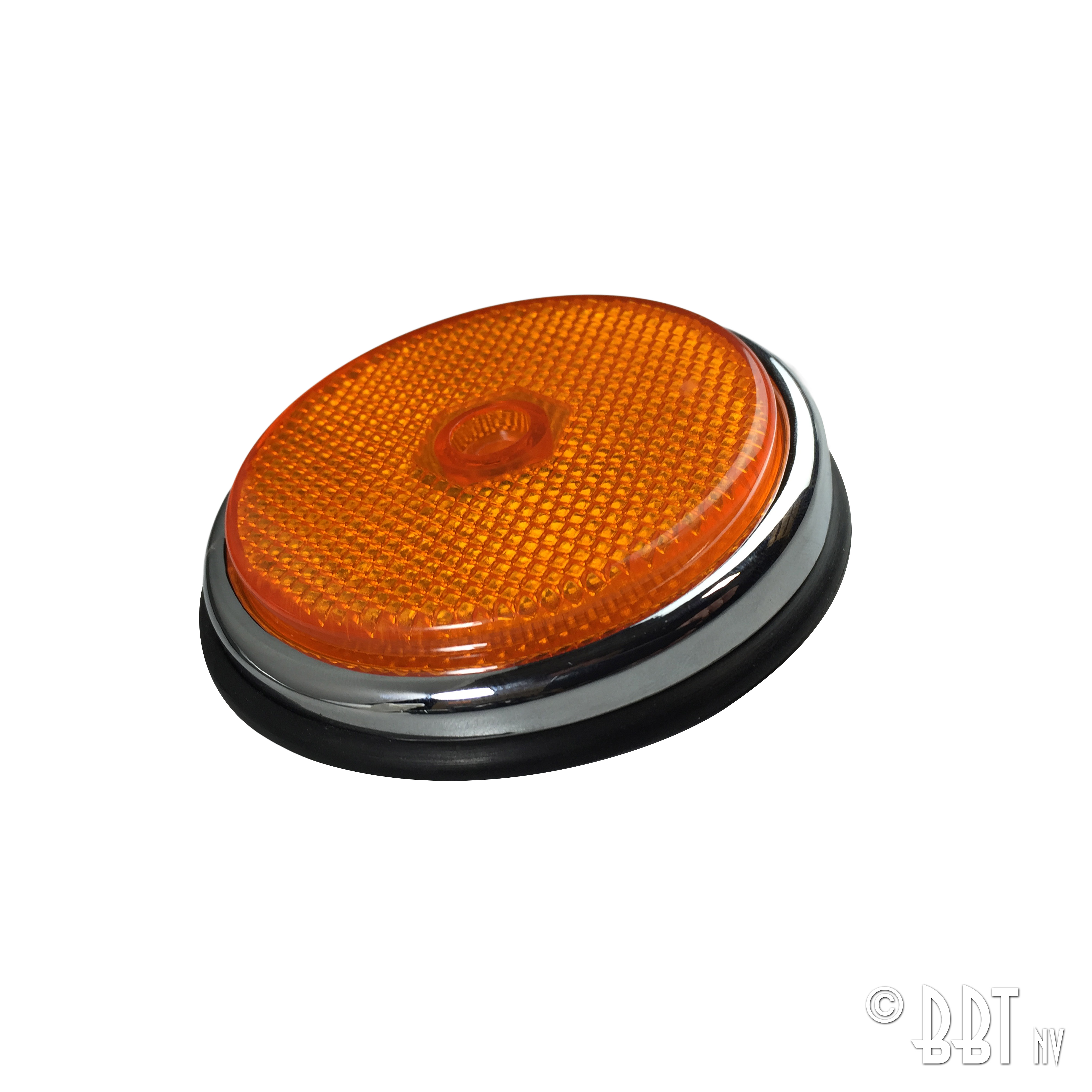 Side reflector lens and seal front - Orange/Chrome 211 945 555 + 141 945 559 , 211 945 555A