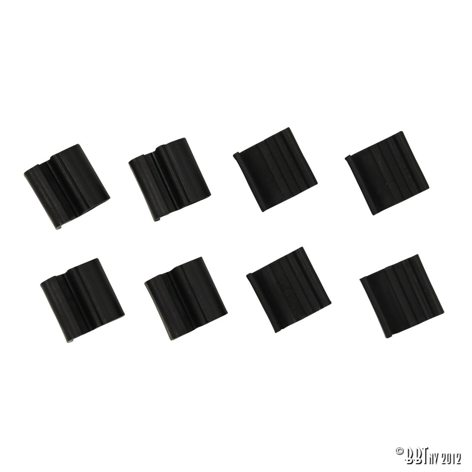 Clips for outside window scraper, 8 pieces, for one car 141 853 335A (x8)