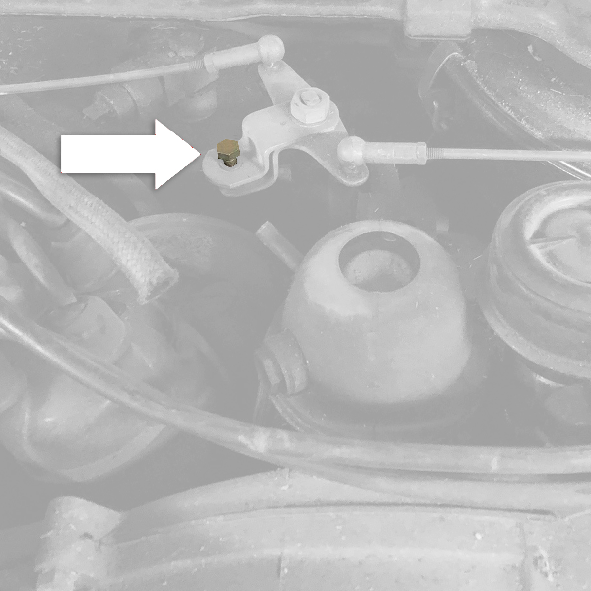 Connection câble gaz, double carburateur 311 129 958